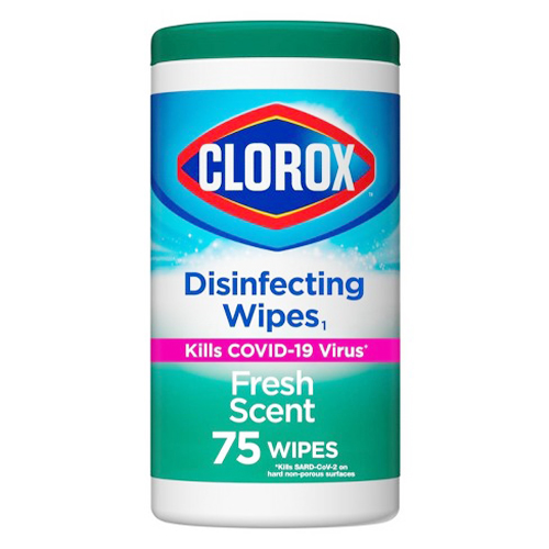 Clorox Disinfectant Wipes Fresh Scent - 75 Wet Wipes