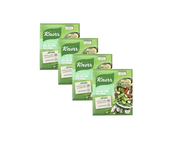 Knorr Basil With Thyme Salad Seasoning 10g Pack of 4