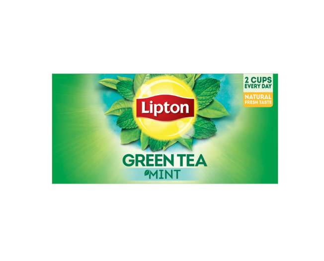 Lipton Green Tea Mint 25 Tea Bags