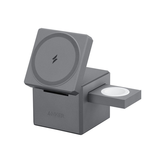 Anker 3-in-1 Cube with MagSafe - Gray 