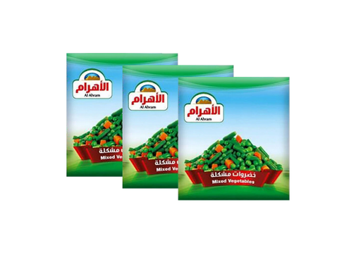 Al Ahram Mixed Vegetables, Special Offer 3x400g 