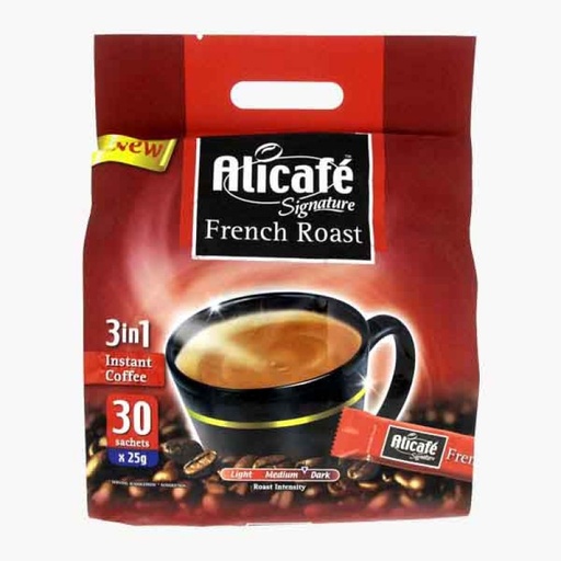 Alicafe 3 in 1 Signature French Roast Instant Coffee, 30x25g [Malaysia]