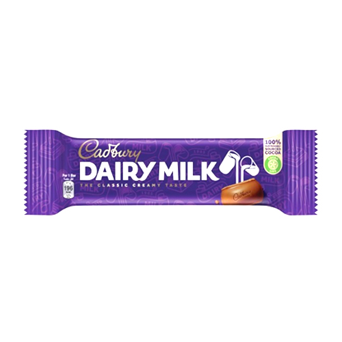 Cadbury Dairy Milk Plain Chocolate Bar, 30g 