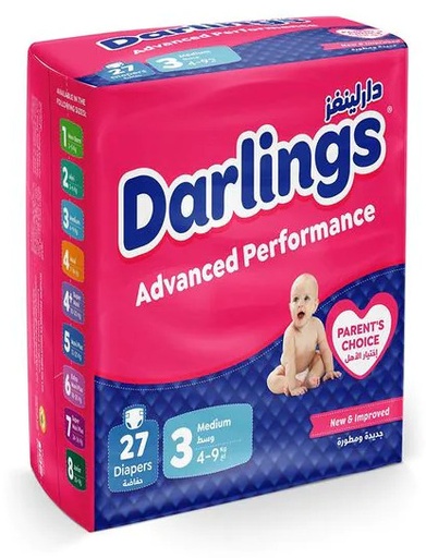 Dar.Adv [3] Family Medium 4-9kg (25Pcs x8Pkts) 