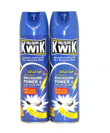 Kwik Double Power Flying & Mosquito Killer Special Offer 2X400Ml 