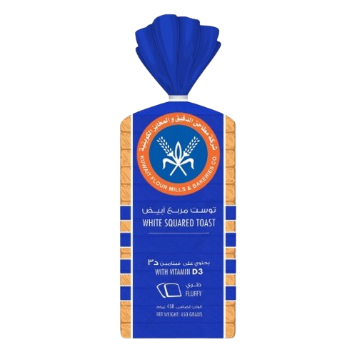 المطاحن توست أبيض مربع فيتامين د3 