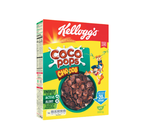 Kellogg's Coco Pops Chocos Special Offer 330 G -20 % Sugar 