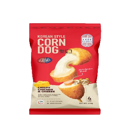 Good Seoul Korean Style Corn Dog Crispy Chicken & Cheese 320gm 