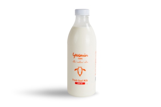 Yasmin Farms Milk Goat Low Fat Plastic Bottle 1L [Kuwait]