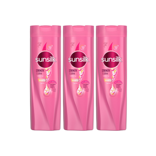 Sunsilk Strength & Shine Shampo 3pcs 400 ml 