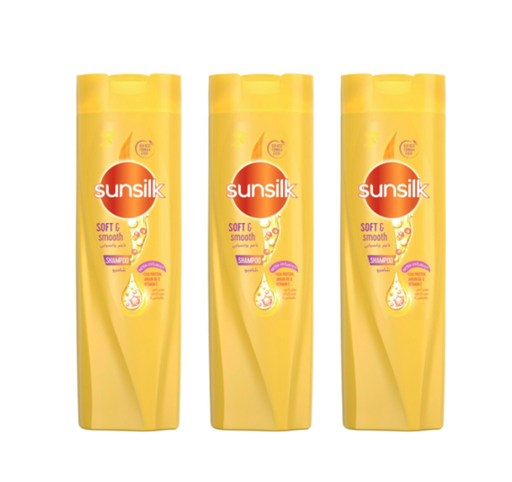 Sunsilk Soft & Smooth Shampo 3pcs 400 ml 